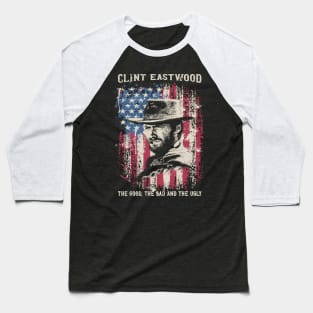 Vintage Distressed Clint Eastwood Baseball T-Shirt